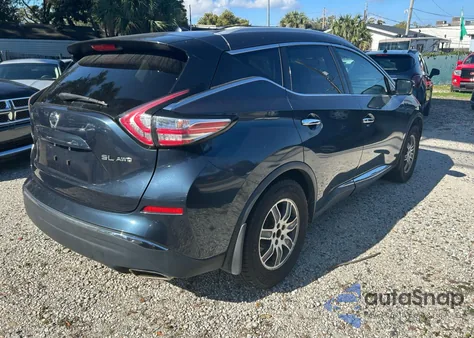 2015 Nissan Murano S z USA, uszkodzony, nr VIN 5N1AZ2MH2FN255925